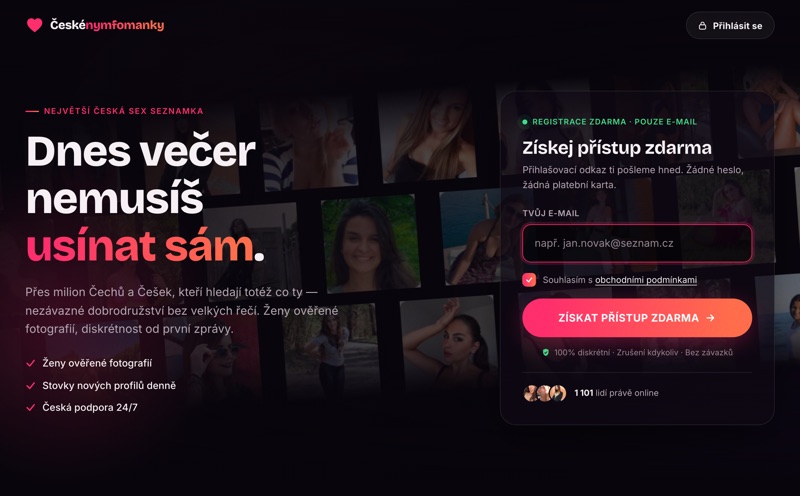 Náhled webu Českénymfomanky